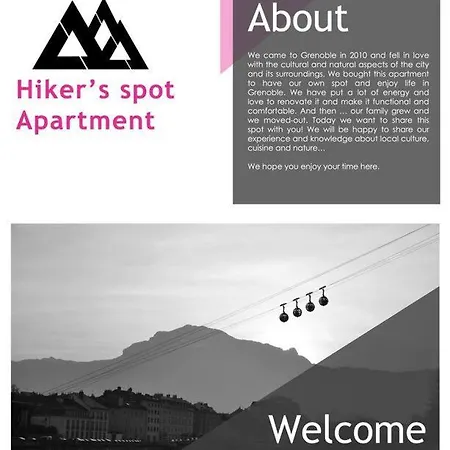 아파트 Hiker's Spot - Parking A/c Center 그르노블